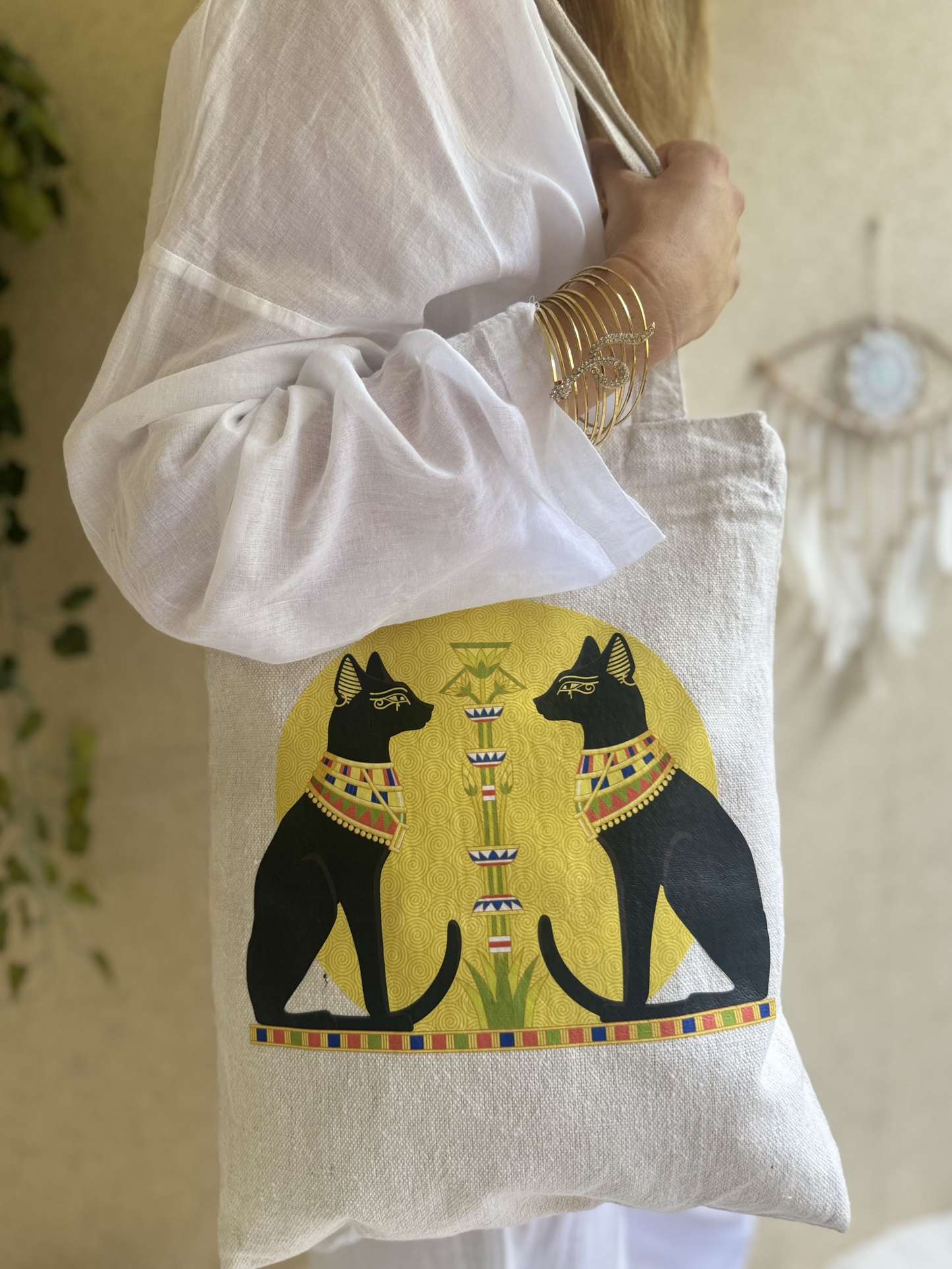 Sac en Lin " Bastet "