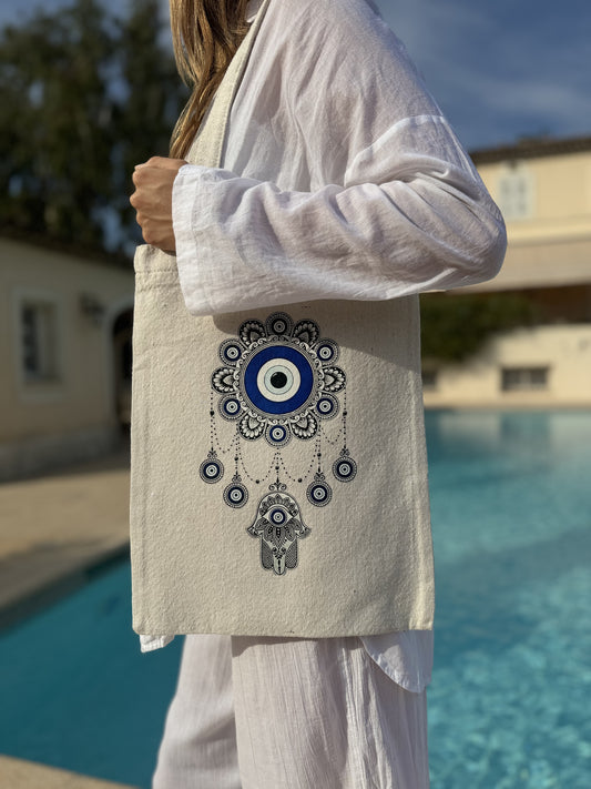 Sac en Lin " Khamsa "